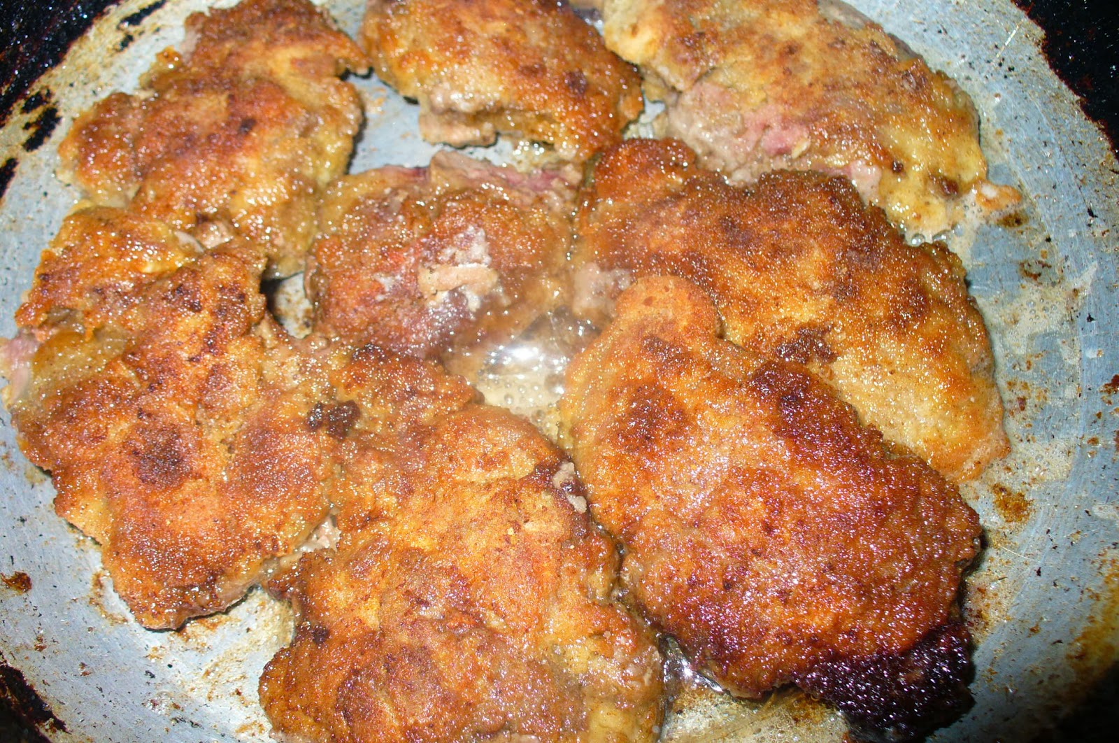 Жареная печень куриная в панировке