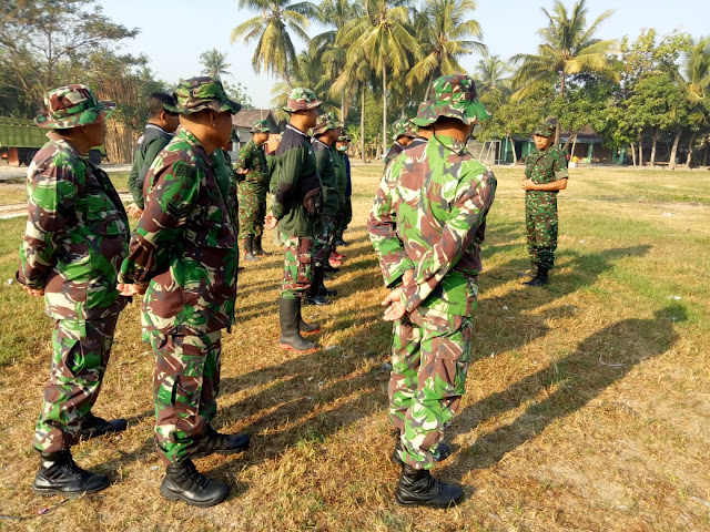Semangat Pagi Kesiapan TMMD Reg 105 Kodim Klaten   