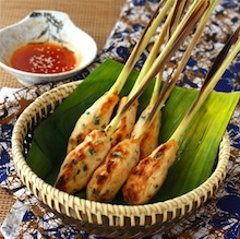 Grilled Shrimp Lemongrass Skewers by Season with Spice