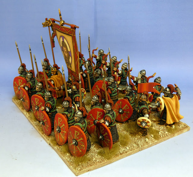 Painting Justinian Byzantine Heavy Infantryman Step By Step Part One, Two and Three.