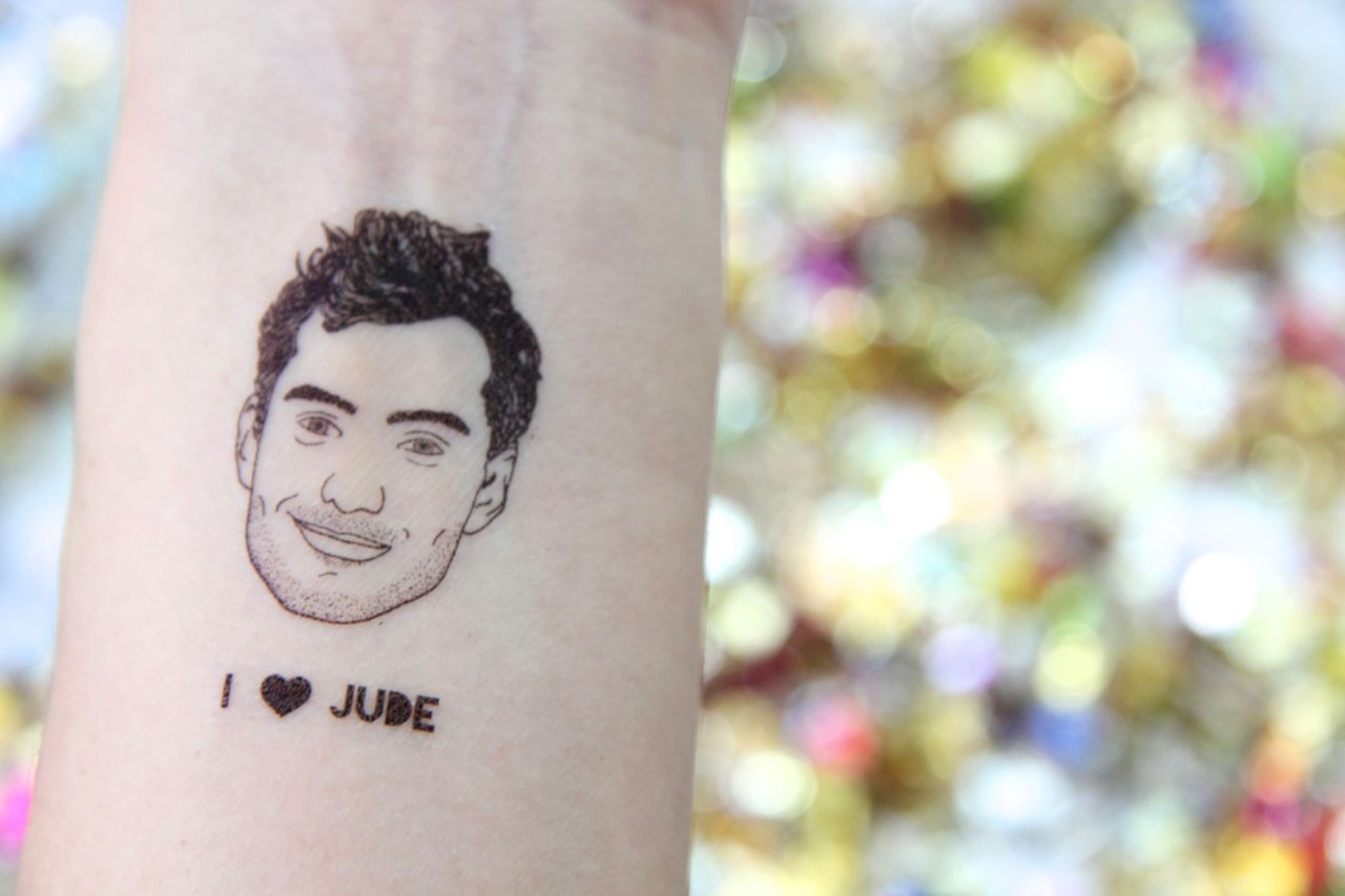 hen party jude law temporary tattoo hen party jude law temporary tattoo