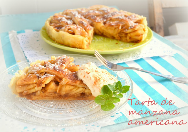 tarta de manzana americana, american apple pie