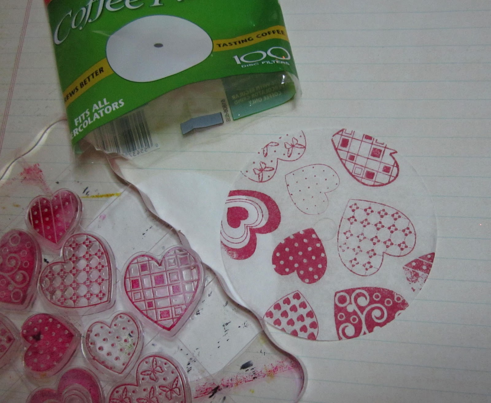 swing time designs Valentine Cupcake Liner and Coffee Filter Garland