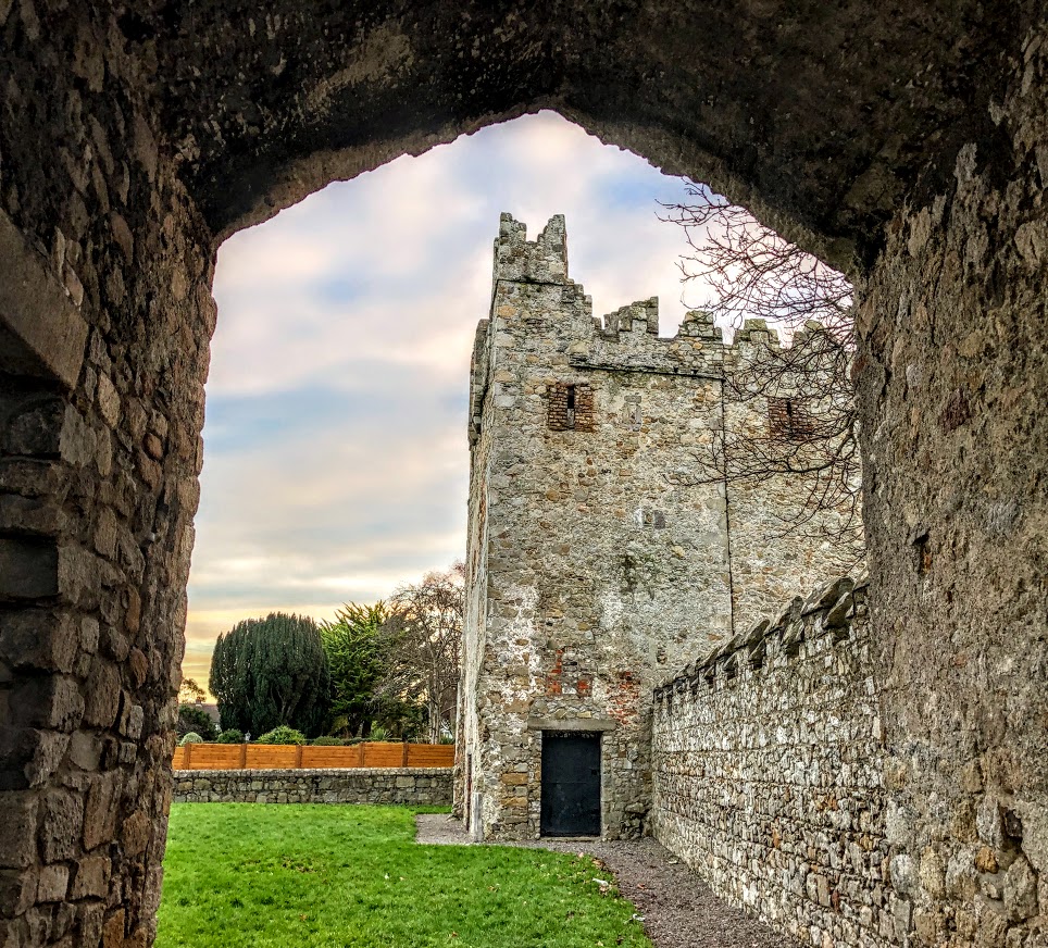 Patrick Comerford Monkstown Castle stands on a prominent roadside site