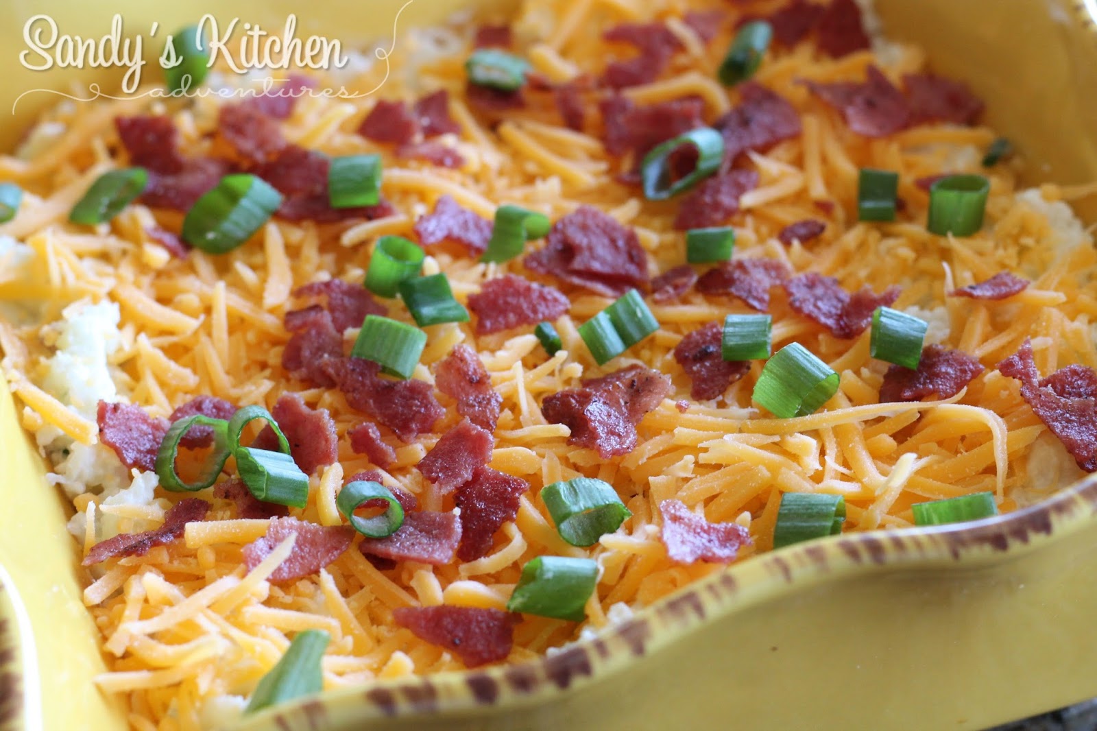 Loaded Cauliflower Bake Sandy's Kitchen