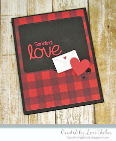 Sending Love card-designed by Lori Tecler/Inking Aloud-stamps and dies from SugarPea Designs
