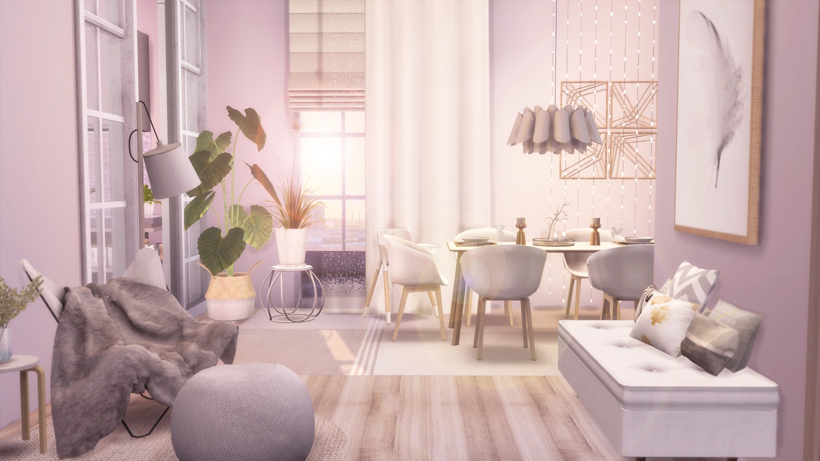 SIMS 4 FAMILY COZY APARTMENT DL + CC Bárbara Sims