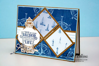 Sailing Home Stamp Set, Come Sail Away Designer Series Paper, The Spot Sketch Challenge #105, Rick Adkins, Stampin' Up!