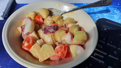 Potato and veg salad