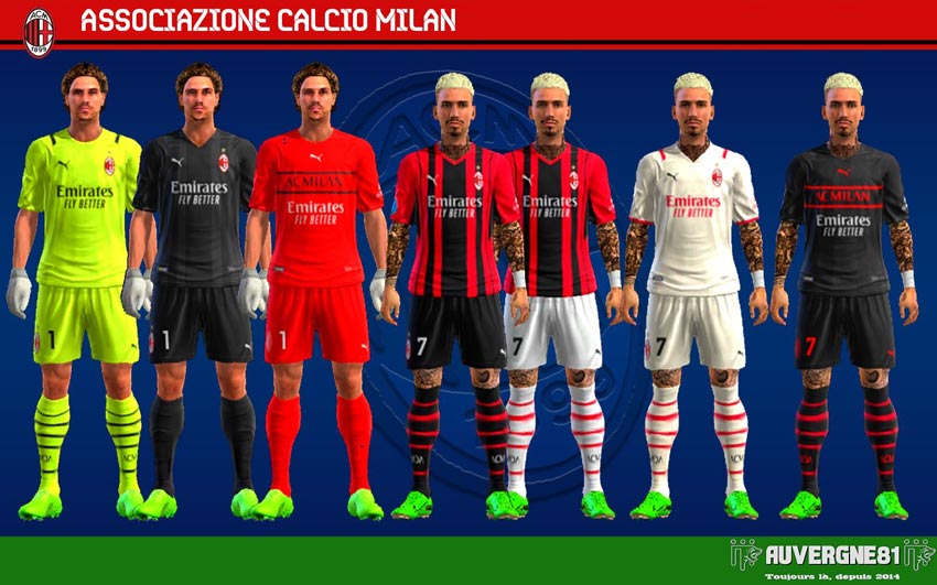 Kits AC Milan 2021-2022 For PES 2013