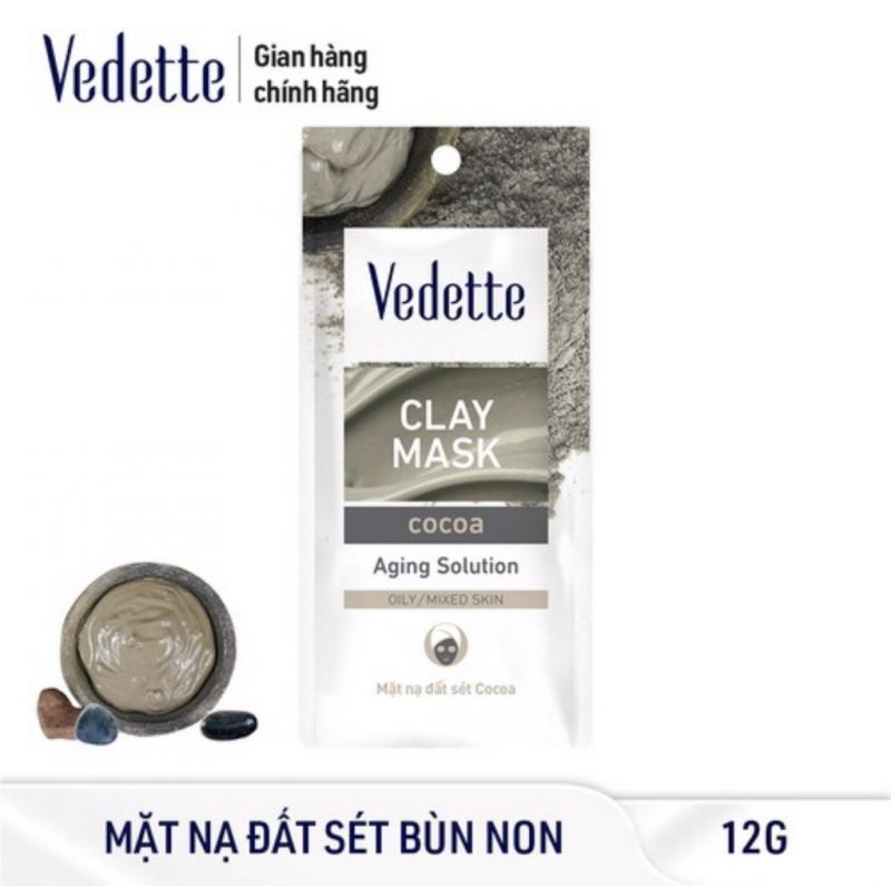 Mặt nạ đất sét Bùn Non (Cocoa) 12g