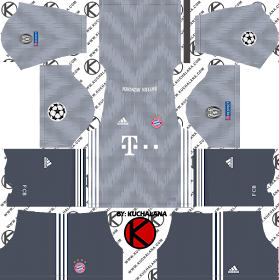 FC Bayern Munich 2018/19 UCL Kit - Dream League Soccer Kits