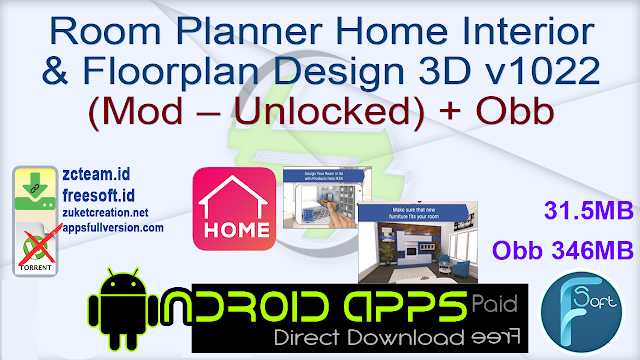Room Planner Home Interior Floorplan Design 3d V1022 Mod Unlocked Obb Free Download