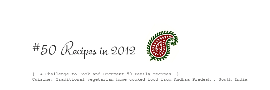 50 recipes in 2012