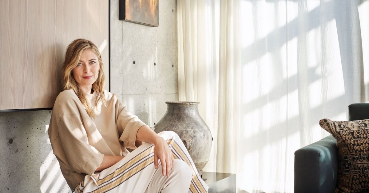 Maria Sharapova – Architectural Digest Magazine July/August 2019