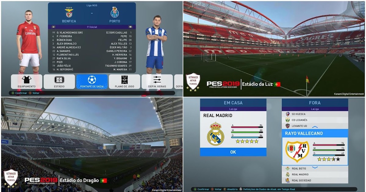 Pes 2019 Tuga Vicio Patch V5 0 And Addons V1 1 By Estica