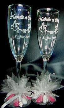 Flûte Champagne Gravée Personnalisable - Cadeau Mariage, Anniversaire, Pour Demoiselle D'honneur