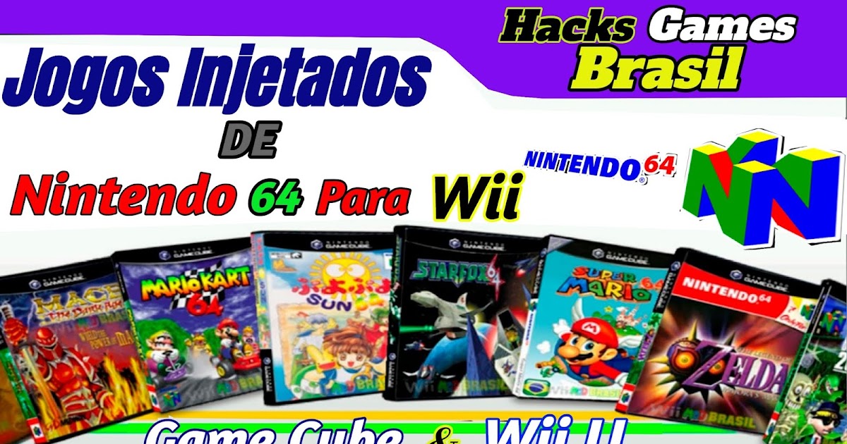 Pack Roms De Nintendo 64 pra rodar no Nintendo Wii, Wii U, Game Cube e Dolphin