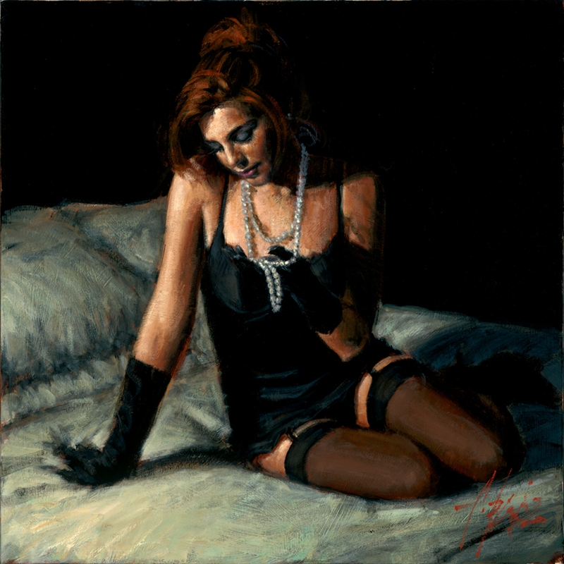 Fabian Perez 1967 ~ pintor argentino figurativo | Reflexiones de un sueño