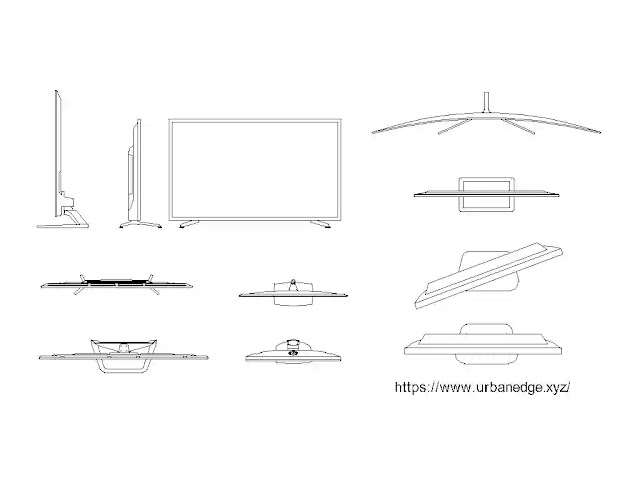 TV set cad blocks free download - 10+ free tv dwg models