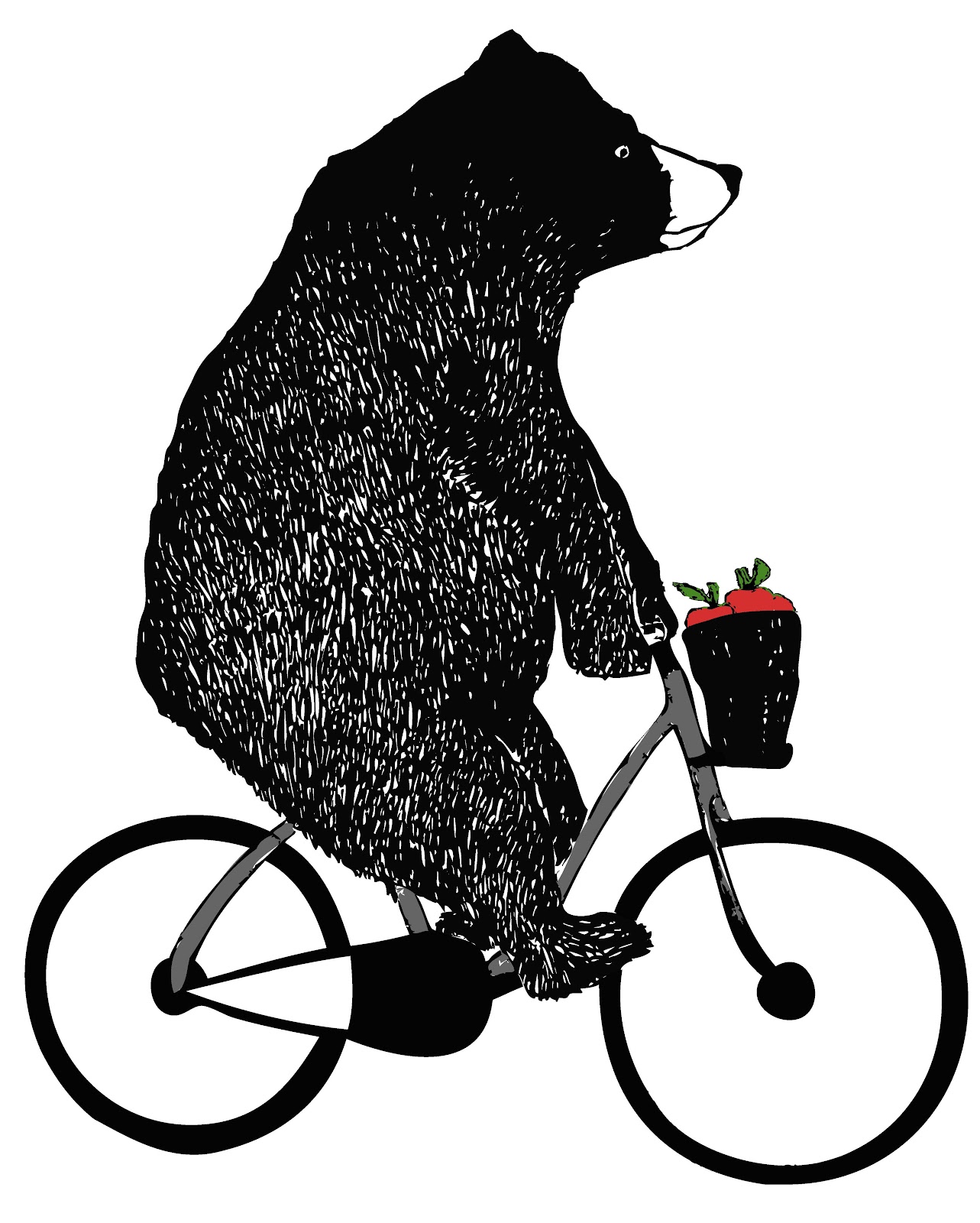 caarat BEAR ON A BIKE