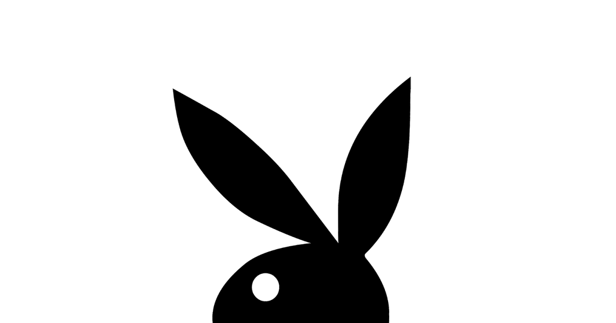 Playboy Logo Black PNG Download Original Logo Big Size