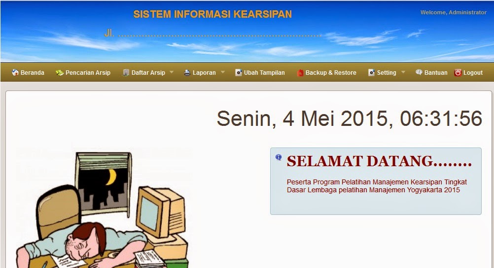 Sistem Informasi Arsip Untuk Sekolah Full Source Code Blog Creative Gama Studio