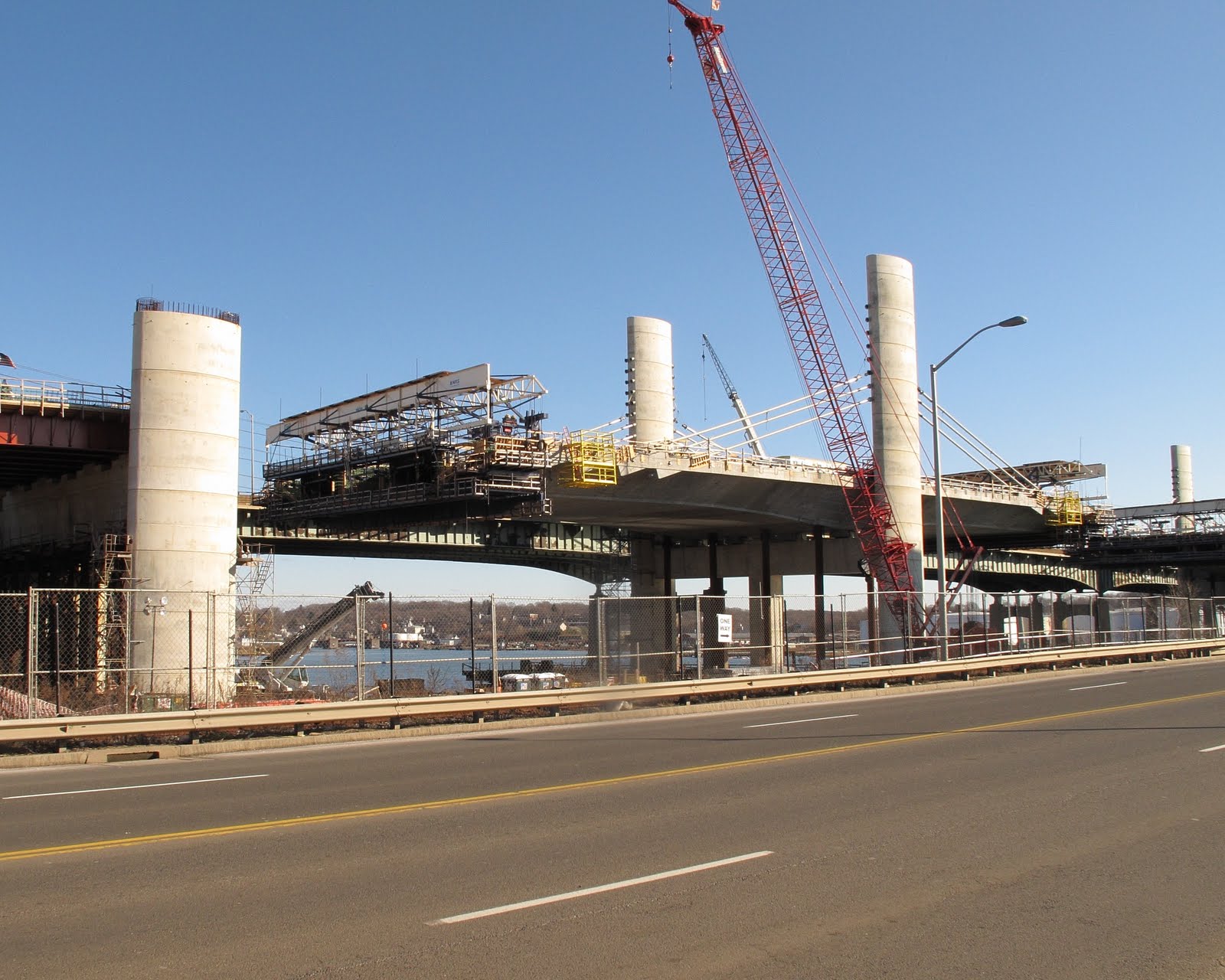 Life, On A Bridged "Q" Bridge, New Haven, CT