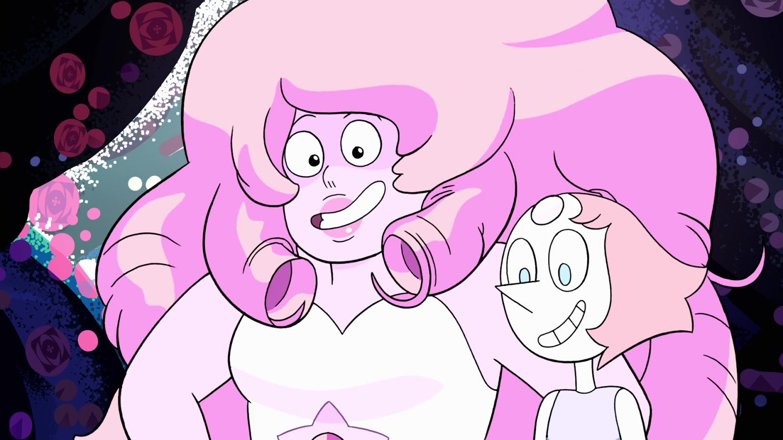 pearl and rose quartz steven universe pearl and rose quartz steven universe