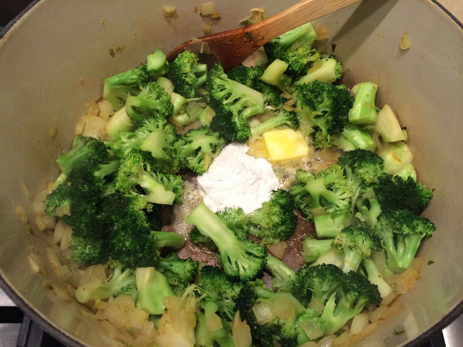 Faith and Flour Cream of Broccoli Soup