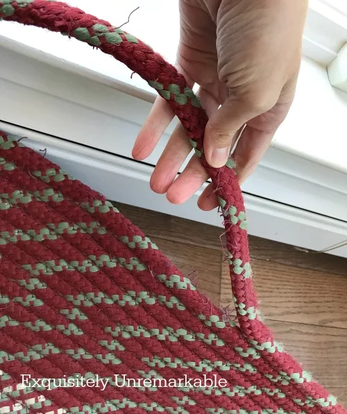 How To Cut A Braided Rug So It Won't Unravel.