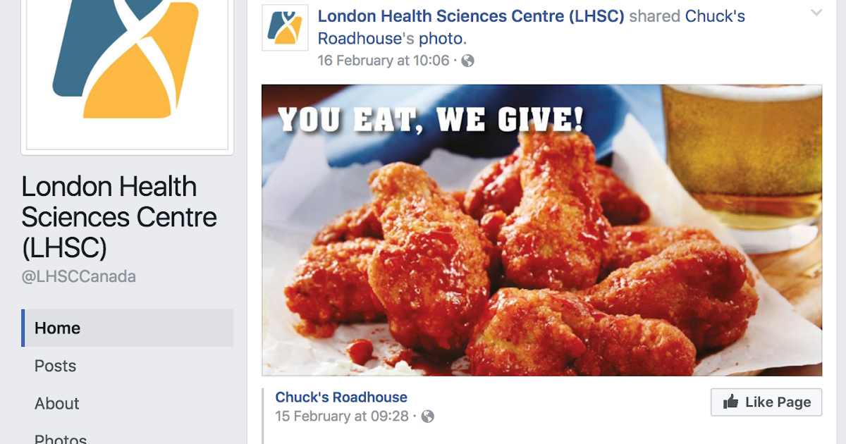 Weighty Matters London Health Science Centre Says Eat Chicken Wings