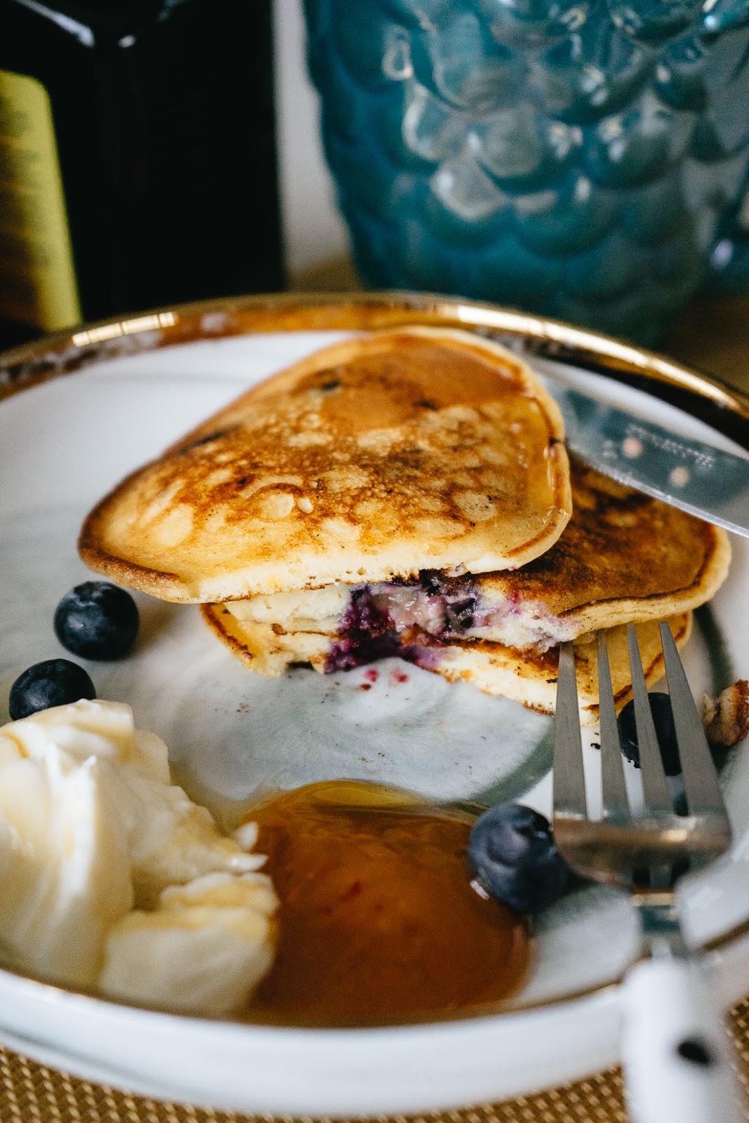 Favourite Fancy Pancake Recipe Gordon Ramsay's Blueberry Ricotta