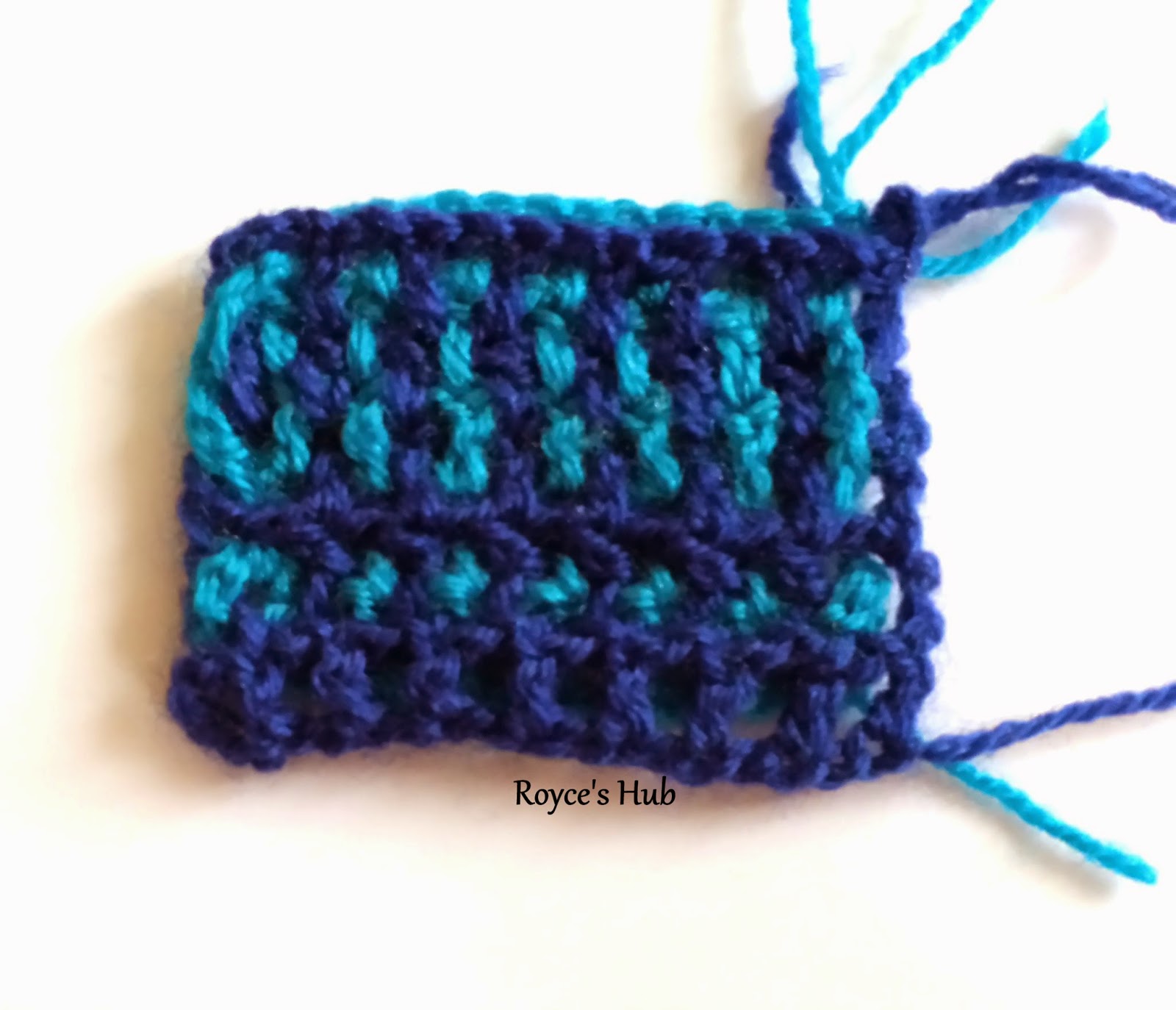 Royce's Hub Interlocking / Double Filet Crochet January ' 2015 Challenge