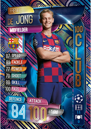 champions league match attax 100 club