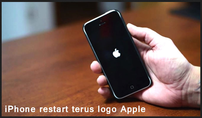 iPhone restart terus logo Apple - scaleovenstove