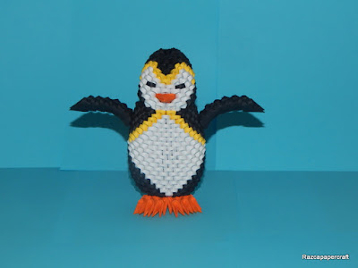 3D Origami Penguin