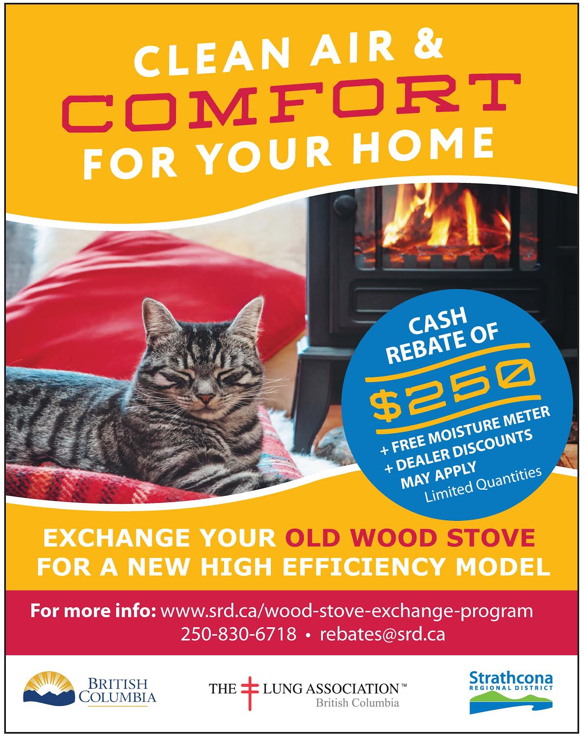 Tahsis Living Wood stove exchange
