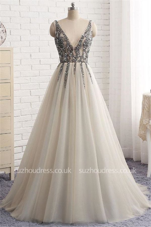 https://www.suzhoudress.co.uk/glamorous-v-neck-crystal-lace-appliques-prom-dresses-side-slit-backless-sleeveless-evening-dresses-g25197?cate_2=42