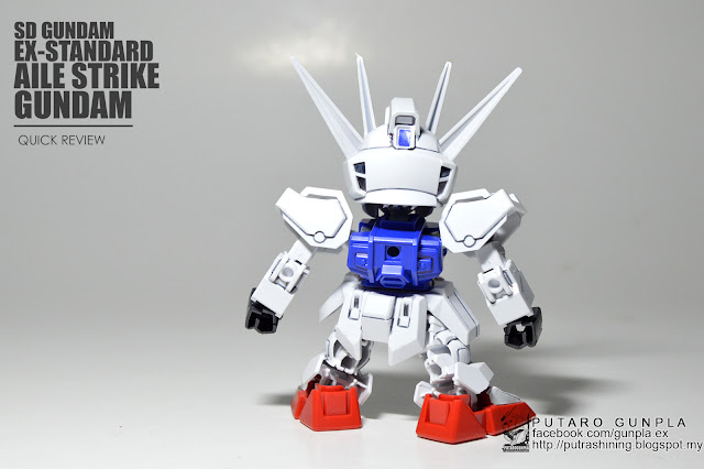 SD GUNDAM EX-STANDARD AILE STRIKE GUNDAM REVIEW - PUTARO GUNPLA