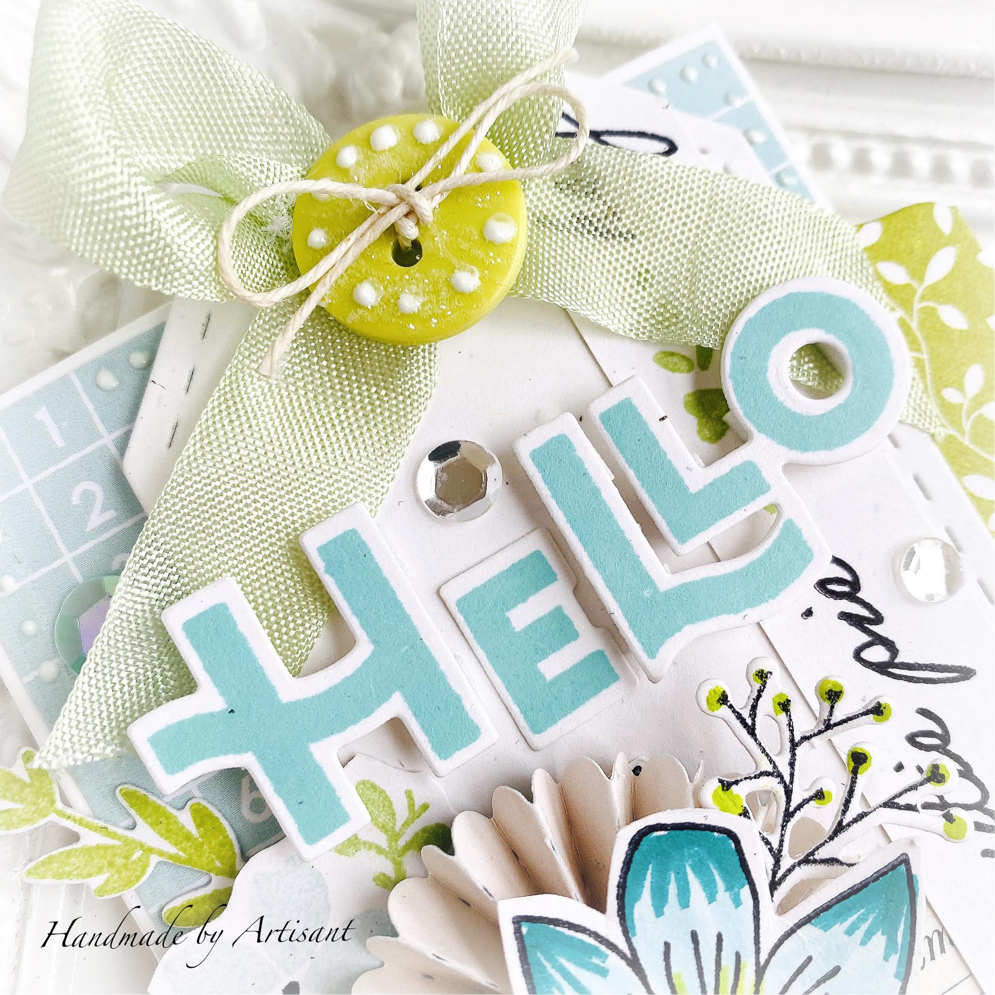 Artisant "Hello cutie pie" card