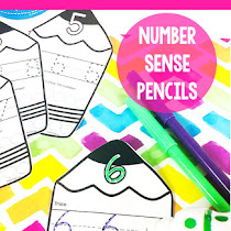 Trace and Count Number Pencils  Totschooling - Toddler, Preschool,  Kindergarten Educational Printables