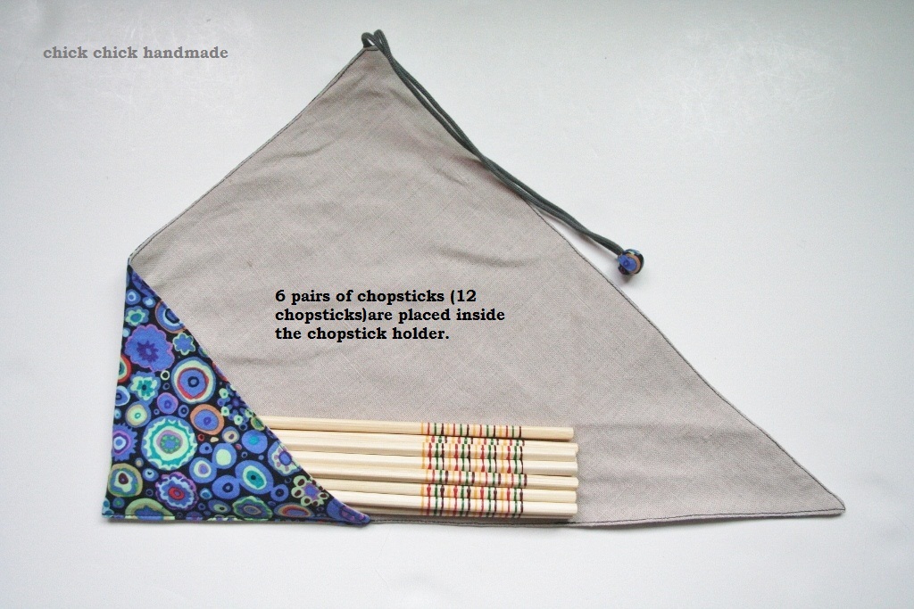 chick chick sewing Chopsticks and cutlery holders in my shop