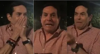 Juan José "Pepillo” Origel llora al presenciar una balacera en la CDMX