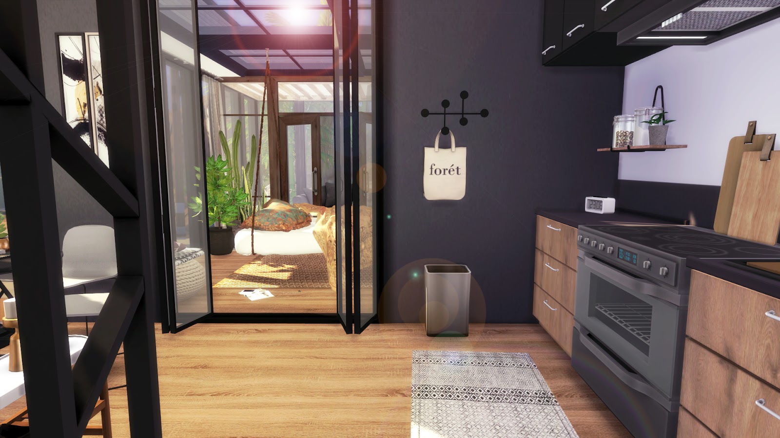 Sims 4 MODERN REST HOUSE DL + CC Bárbara Sims