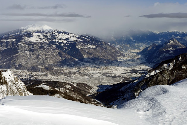 monte cornetto di folgaria ciaspole