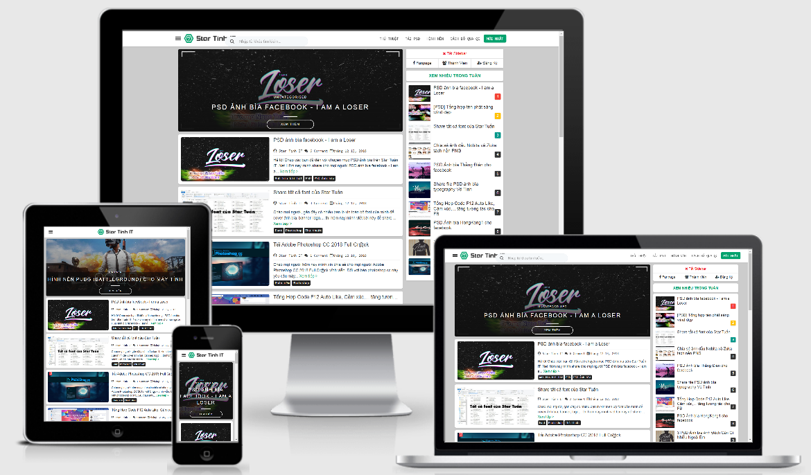 Star Tuan V3 Blogger Template Free Download