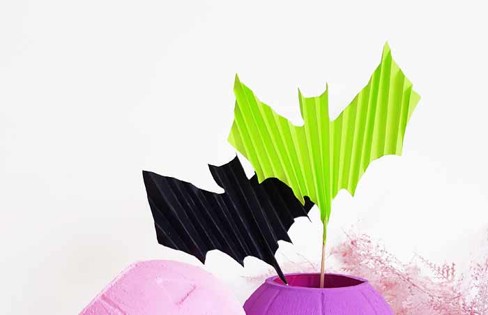 Halloween Handmade Decor How Make Funny Paper Bat Cutting Shape