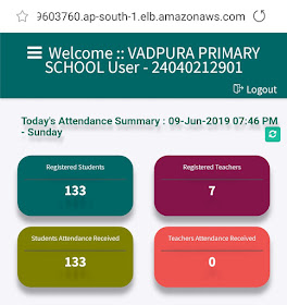 Online Attendance new System-   A new portal has been made in the website of the SSA GUJARAT online presence