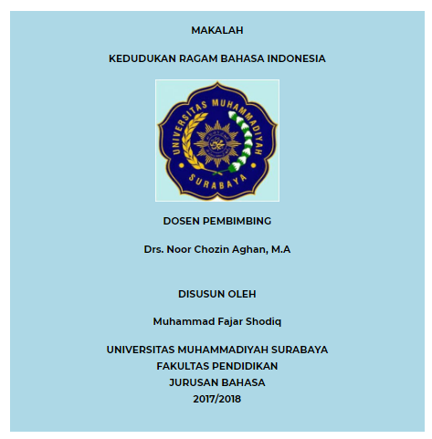 27++ Contoh cover makalah dengan dua logo information